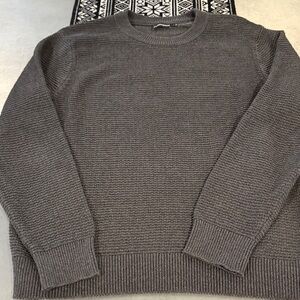 J. Lindeberg Men's Crewneck Sweater - Charcoal Gray